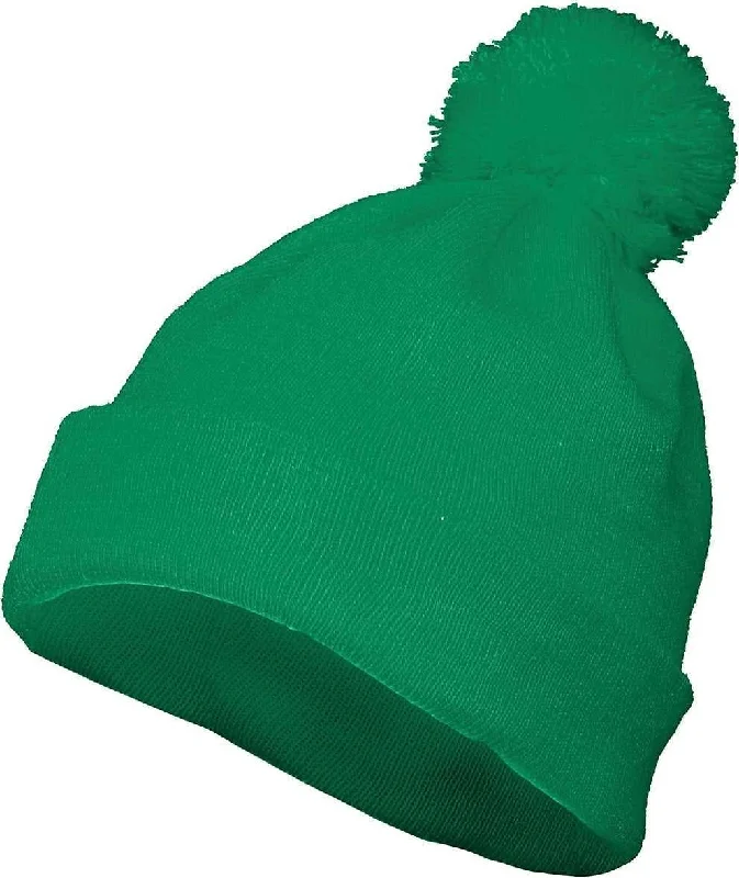 Augusta 6816 Pom Beanie - Kelly