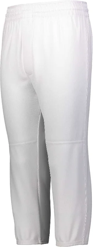 Augusta 6848 Gamer Pull-Up Baseball Pant - White