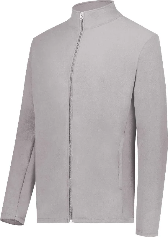 Augusta 6861 Micro-Lite Fleece Full Zip Jacket - Athletic Gray