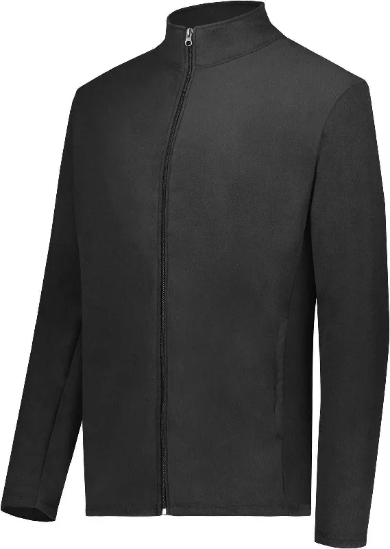 Augusta 6861 Micro-Lite Fleece Full Zip Jacket - Black