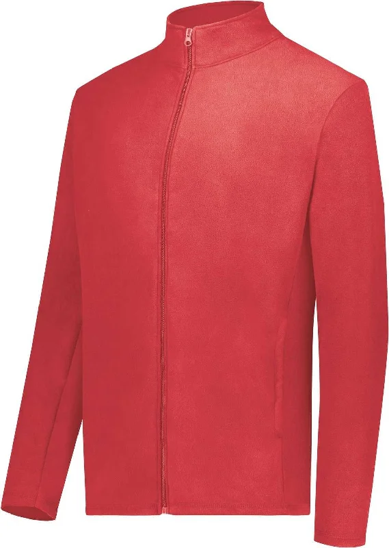 Augusta 6861 Micro-Lite Fleece Full Zip Jacket - Scarlet