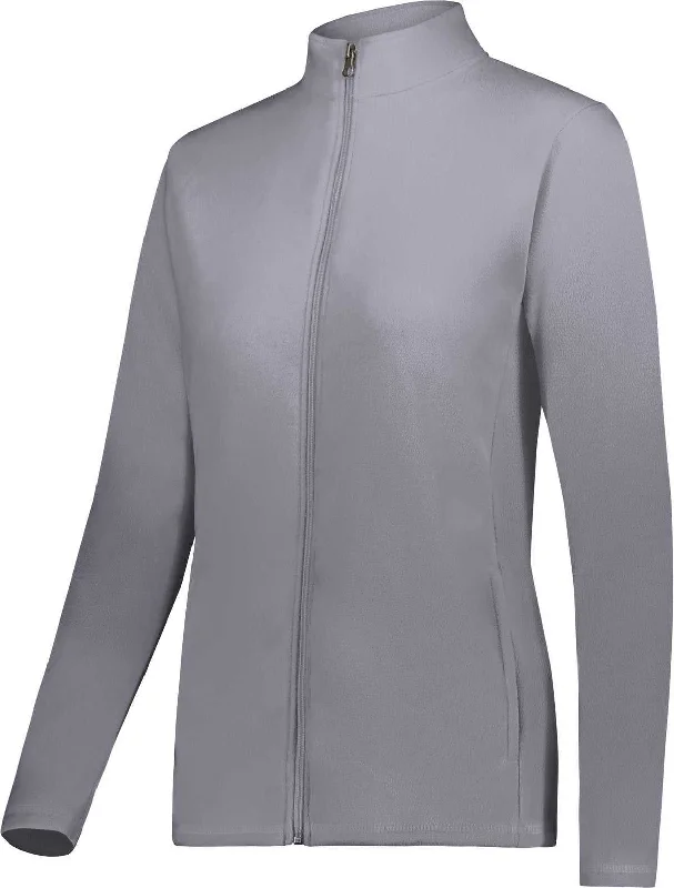 Augusta 6862 Ladies Micro-Lite Fleece Full-Zip Jacket - Graphite