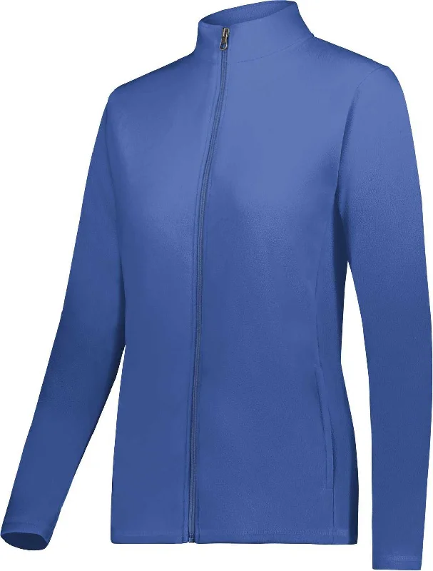 Augusta 6862 Ladies Micro-Lite Fleece Full-Zip Jacket - Royal