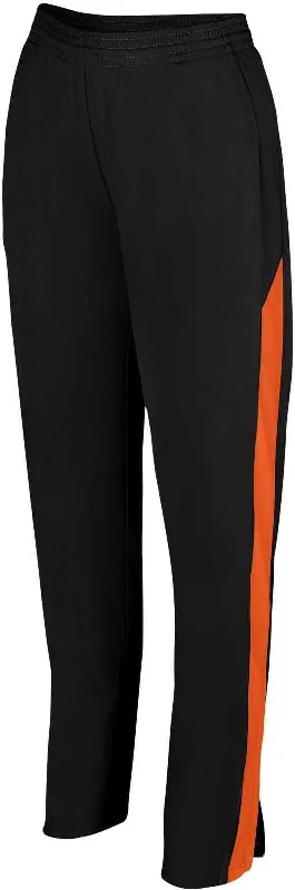 Augusta 7762 Ladies Medalist Pant 2.0 - Black Orange