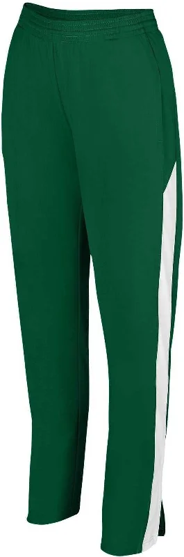 Augusta 7762 Ladies Medalist Pant 2.0 - Dark Green White