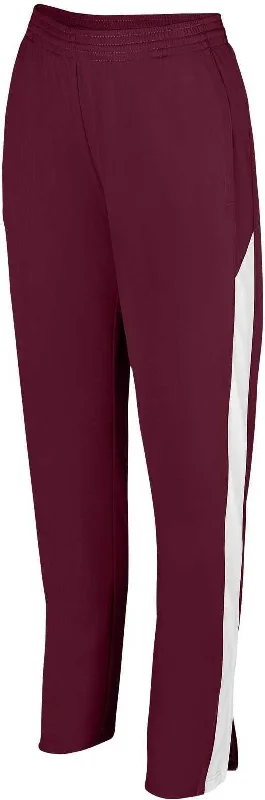 Augusta 7762 Ladies Medalist Pant 2.0 - Maroon White