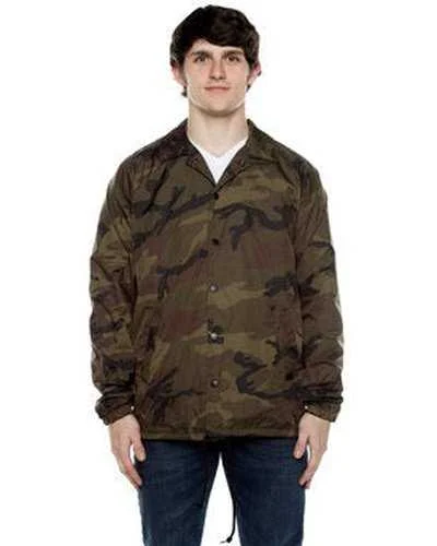 Beimar WB103M Unisex Nylon Coaches Jacket - Camo