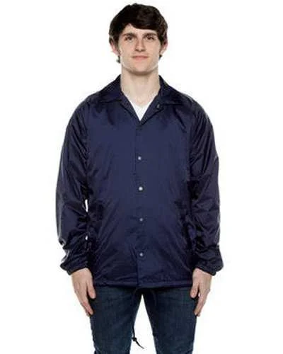 Beimar WB103M Unisex Nylon Coaches Jacket - Deep Navy