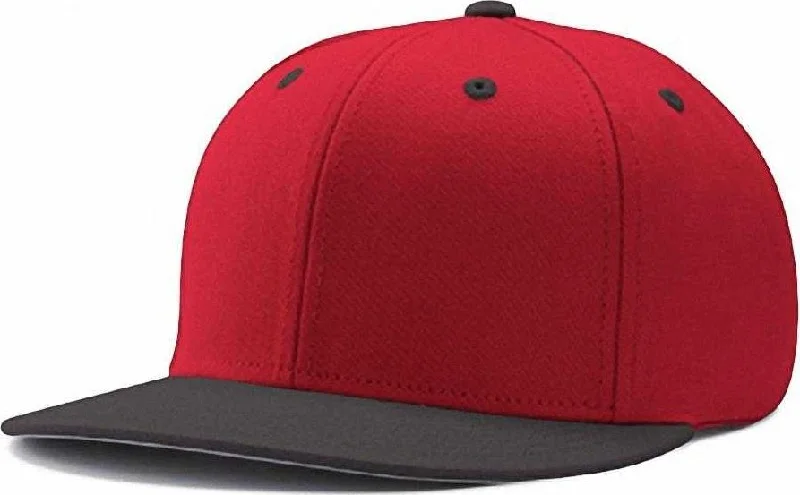 Champro HC4 Pennant Snapback - Scarlet Scarlet Black