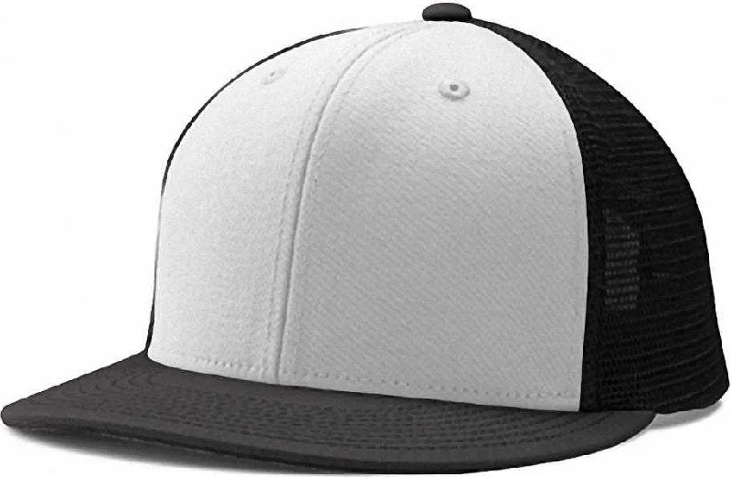 Champro HC5 Performance Trucker Snapback - White Black Black