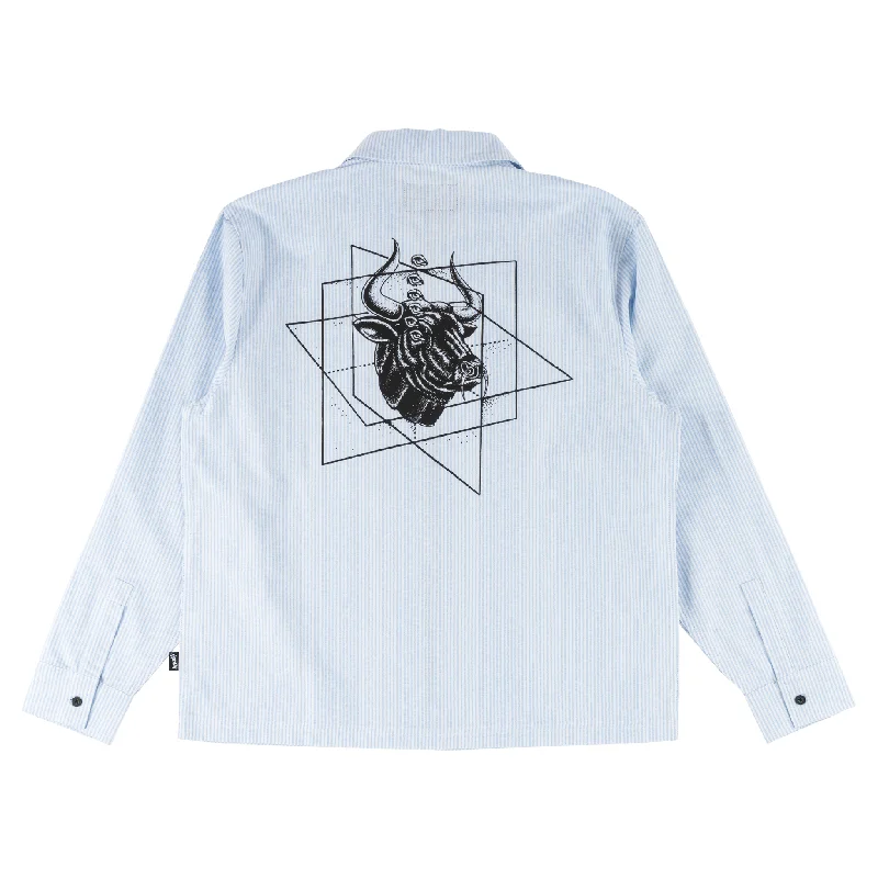 Dimension Printed L/S Oxford Shirt