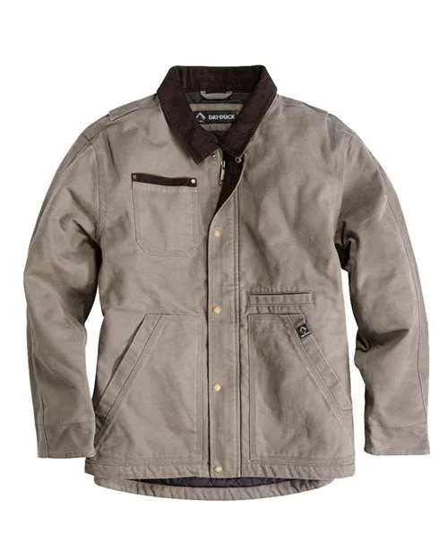 Dri Duck 5091T Rambler Boulder Cloth Jacket Tall Sizes - Gravel