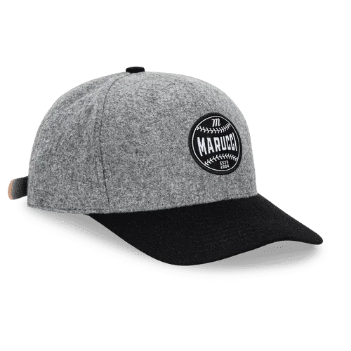 Marucci Clubhouse Flatbill Cap - Gray Black