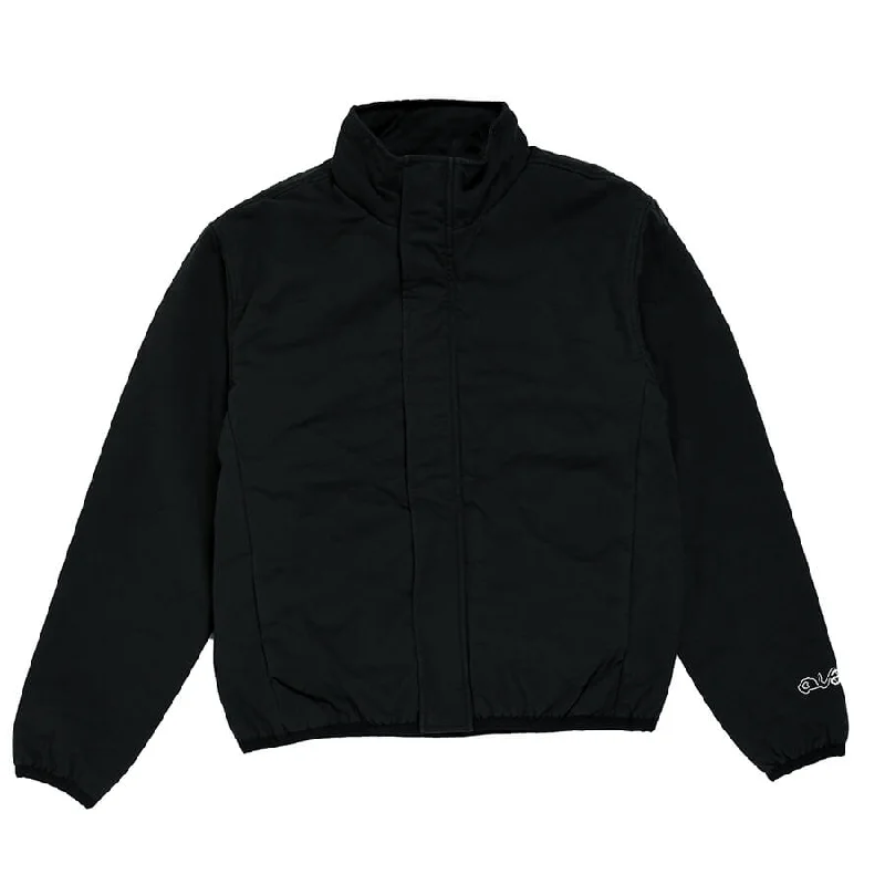 Quasi Path Quilted Jacket [Black]