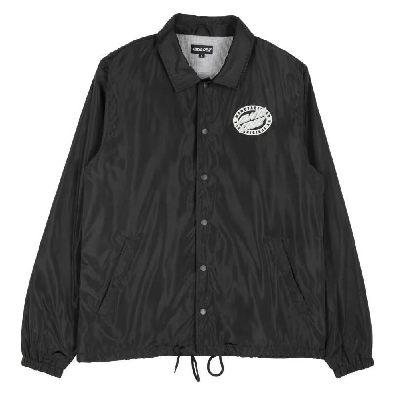 Santa Cruz Jacket MFG Oval Dot Chest - Black