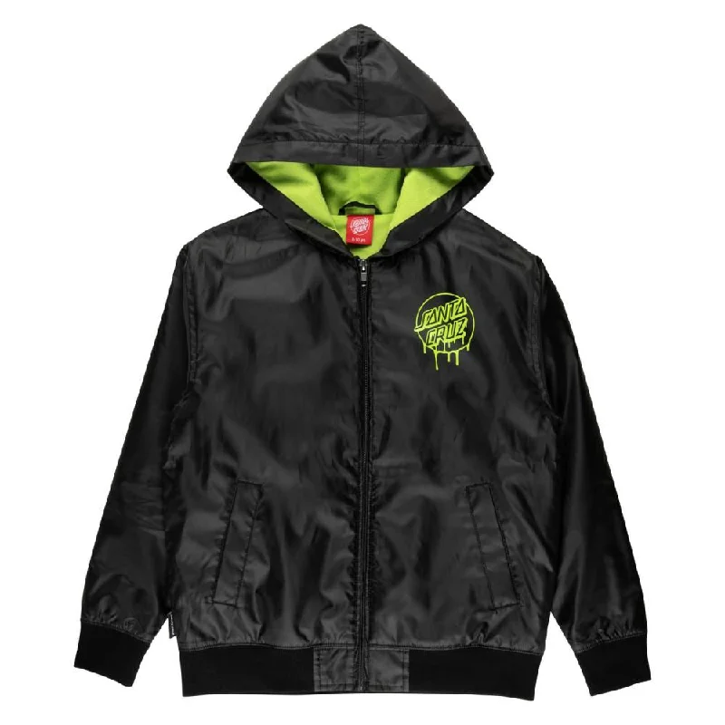 Santa Cruz Youth Jacket Youth Liquid Dot - Black