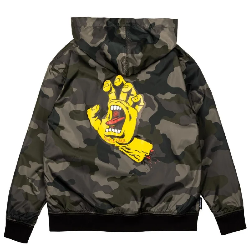 Santa Cruz Youth Jacket Youth Screaming Hand Jacket - Camo