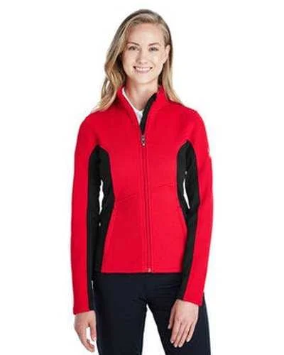 Spyder 187335 Ladies' Constant Full-Zip Sweater Fleece Jacket - Red Black White