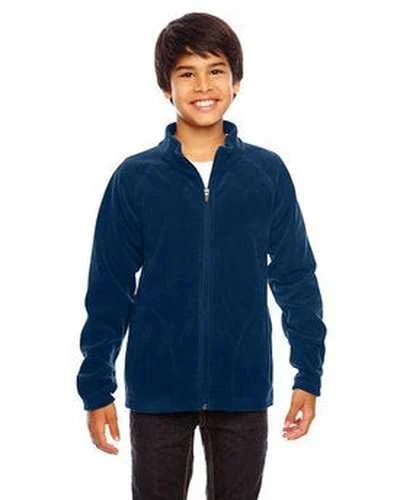 Team 365 TT90Y Youth Campus Microfleece Jacket - Sport Dark Navy