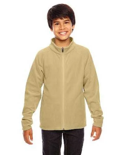 Team 365 TT90Y Youth Campus Microfleece Jacket - Sport Vegas Gold