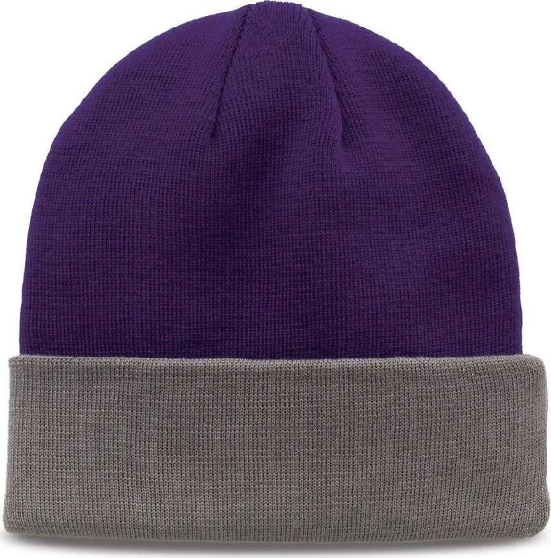 The Game GB459 Roll Up Beanie - Purple