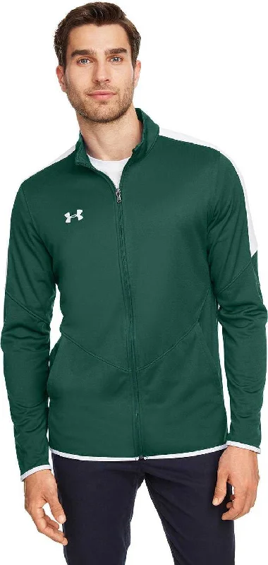 Under Armour 1326761 Men's Rival Knit Jacket - Forest Green